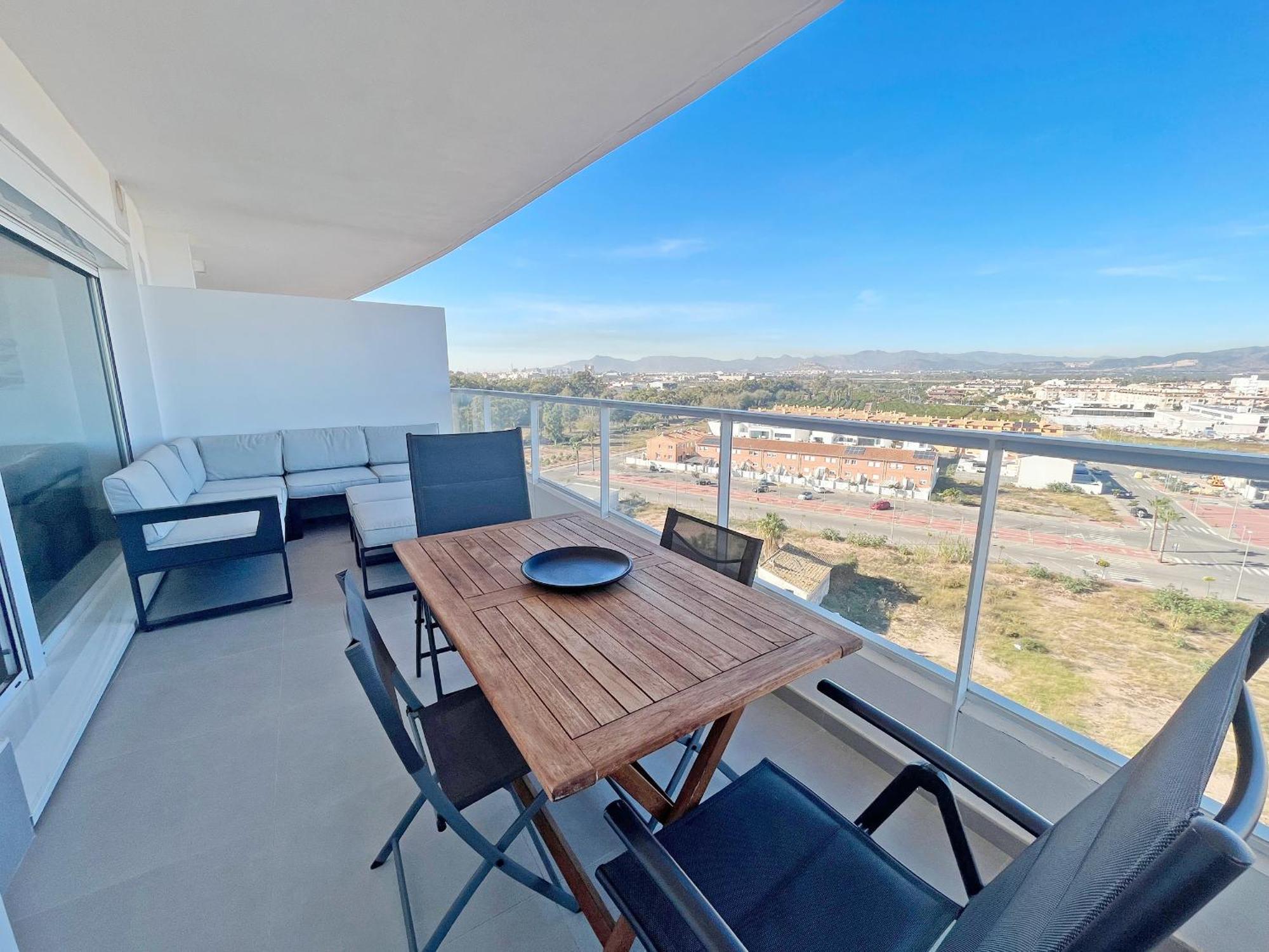 Global Properties, Apartamento Con Terraza Y Vistas Al Mar Y A La Montana Canet d'En Berenguer Luaran gambar