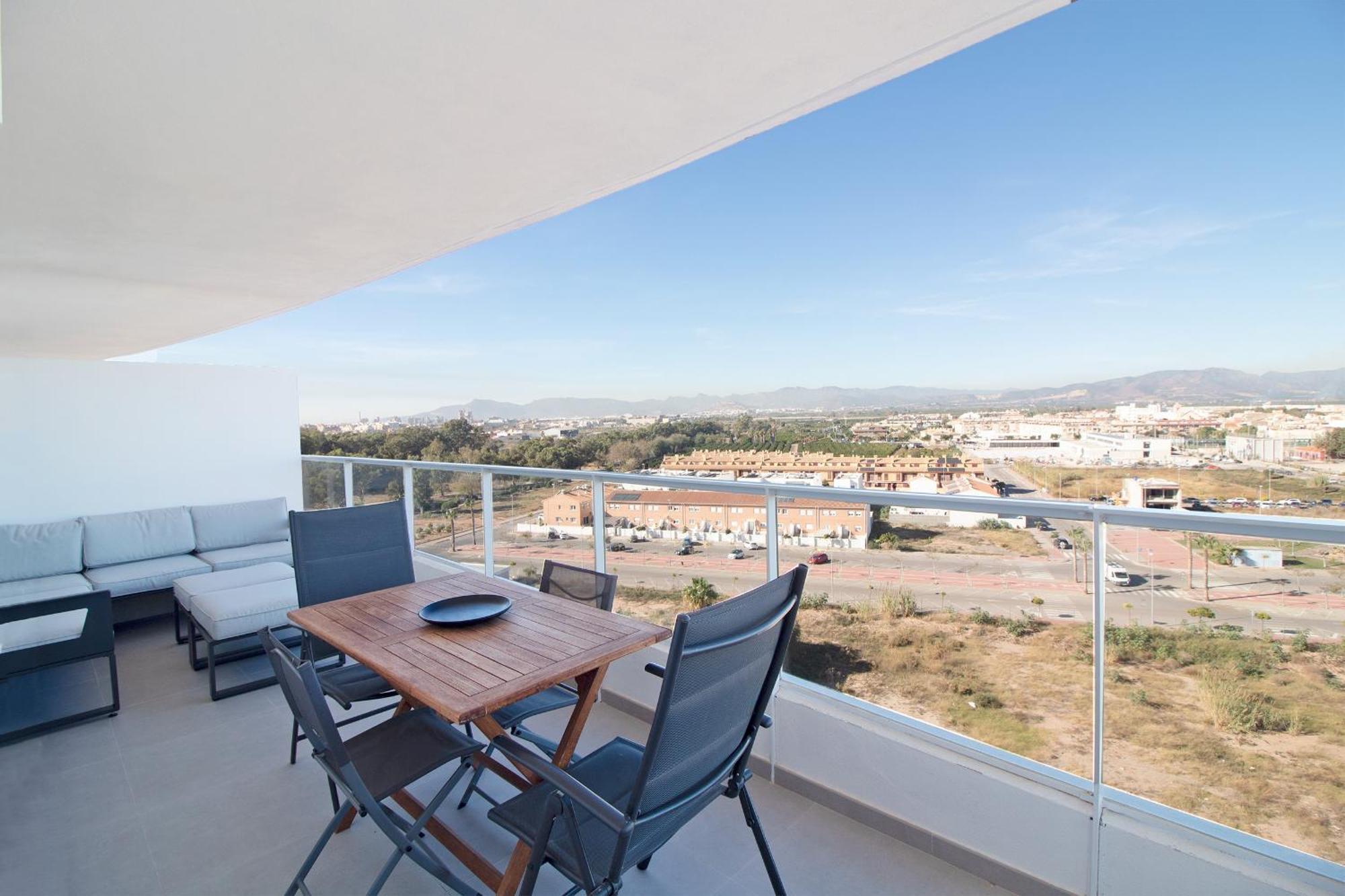 Global Properties, Apartamento Con Terraza Y Vistas Al Mar Y A La Montana Canet d'En Berenguer Luaran gambar